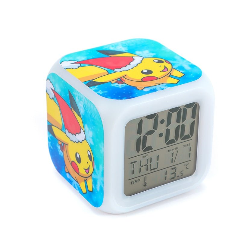 Réveil Stack Réveil enfant LED Multifonctionnel Coloré - Pokemon