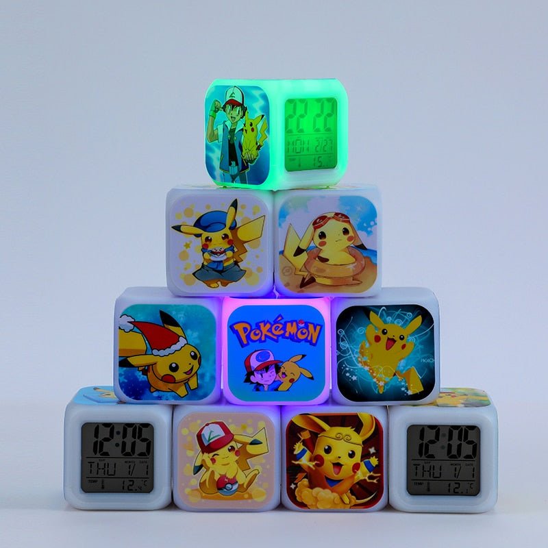 Réveil veilleuse Pokemon en cube – Mes Réveils : La boutique N°1